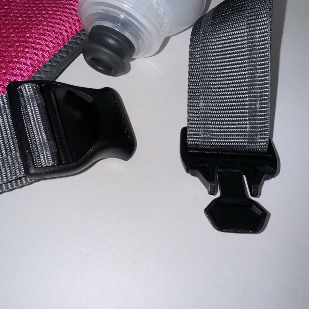 Amphipod RunLite Xtech Hydration Belt 2 Bottle Adjustable Strap Pink Pocket - Picture 5 of 5